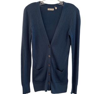 Martin & Osa Lightweight Ribbed Knit Cardigan.